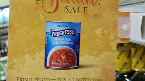 Publix Progresso 'Primo Prices' Shelf Talker