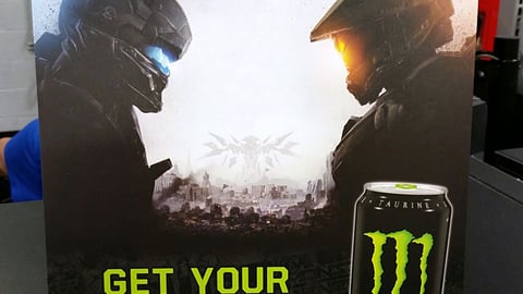 Monster 'Halo 5' Best Buy Counter Sign
