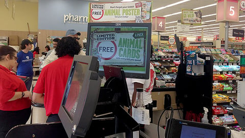 Winn-Dixie 'Go Wild' Checkout Sign