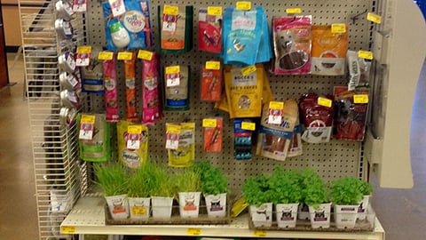 PetSmart 'Spring For Treats' Checkout Endcap