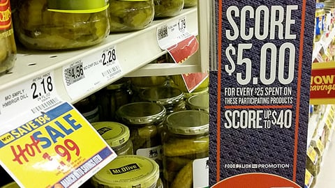 Food Lion 'March Into Savings' Violator