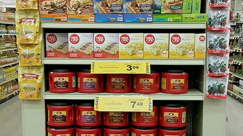 Food Lion 'March Into Savings' Endcap Header