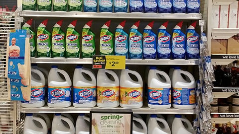 Hannaford Clorox 'Save 10% Today' Endcap