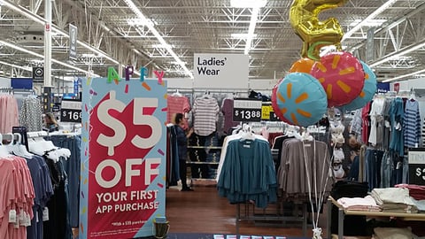 Walmart 'First App Purchase' Table