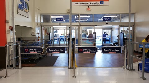 Walmart One-Way Double-Gates