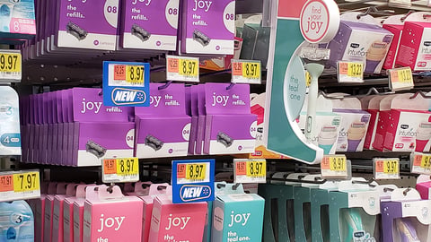 Walmart Joy Shave In-Line Violator