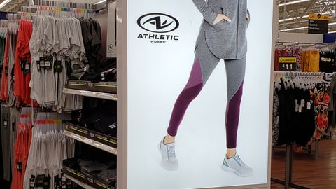 Walmart Athletic Works Translite Sign