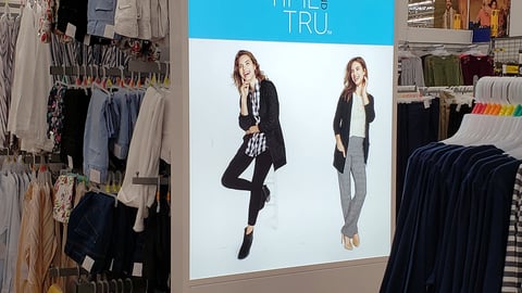 Walmart Time and Tru Translite Sign