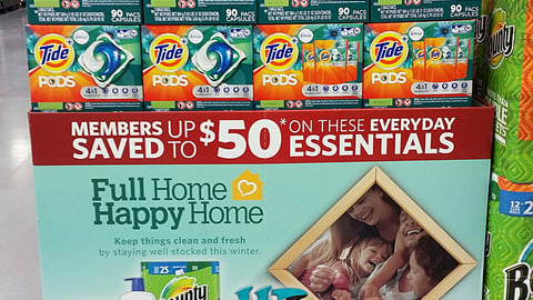 P&G Sam's Club 'Full Home Happy Home' Pallet Display