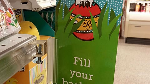 Publix 'Fill Your Baskets' Violator