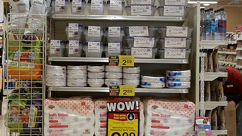 Hannaford 'Spring Cleaning Starts Here' Endcap