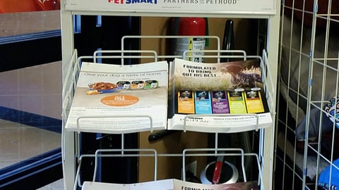 PetSmart 'Partners in Pethood' Rack Sign