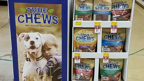 True Chews PetSmart 'Spring Goodies' Pallet Display