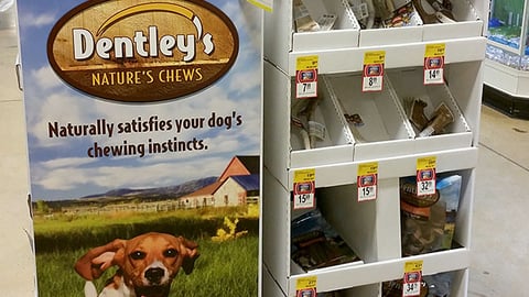 Dentley's PetSmart 'Spring Goodies' Pallet Display