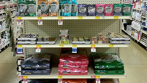 Blue Wilderness PetSmart 'Hello Spring' Endcap Display