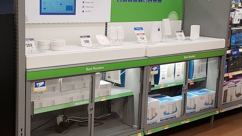 Walmart 'Whole Home Wi-Fi' In-Line Display