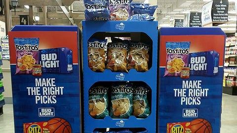 Food Lion 'Shoot for Savings' Floorstands