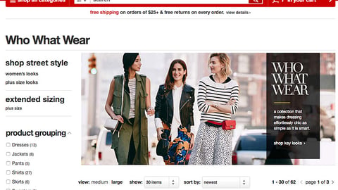 Target.com Who What Wear Shop