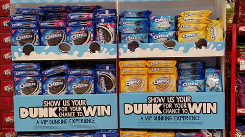 Oreo 'Dunk Challenge' Floorstands