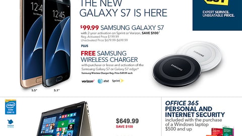 Best Buy Samsung GS7 Circular Feature