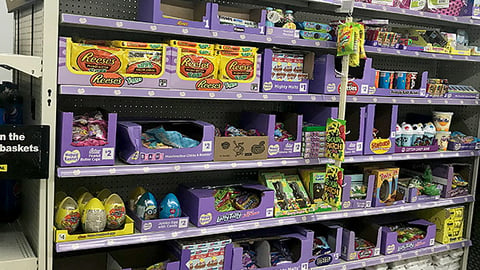 Dollar General Easter In-Line Display