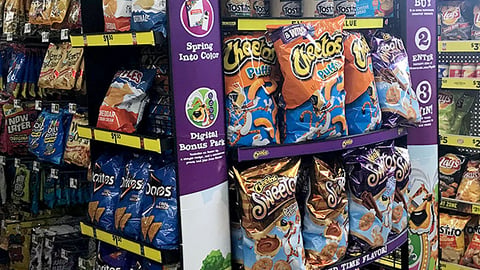 Cheetos Dollar General 'EveryBunny Wins' Endcap