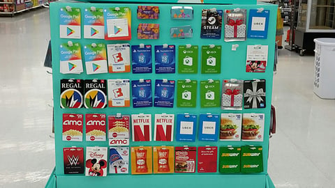 Walmart Easter Gift Card Pallet Display