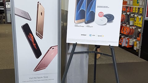 Best Buy Mobile Phone Signs