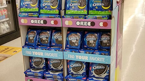 Oreo 'Find Your Favorite' Floorstands