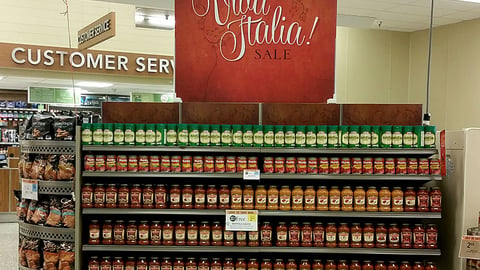 Publix 'Viva Italia Sale' In-Line Header