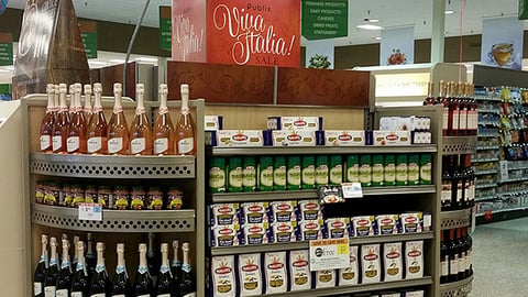 Publix 'Viva Italia Sale' Gondola