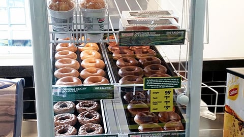 Krispy Kreme Doughnuts DGX Counter Display