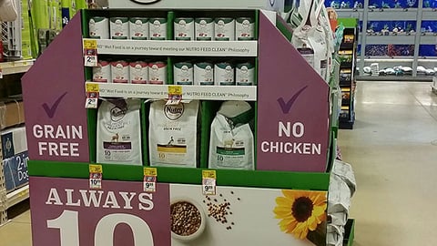Nutro 'Always 10' Aisle Display