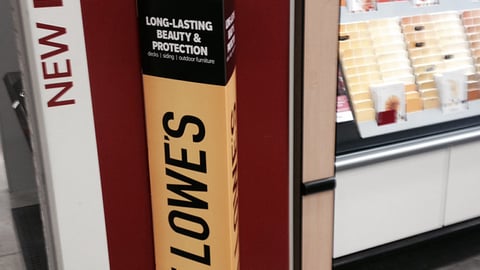 Cabot Lowe’s Standee