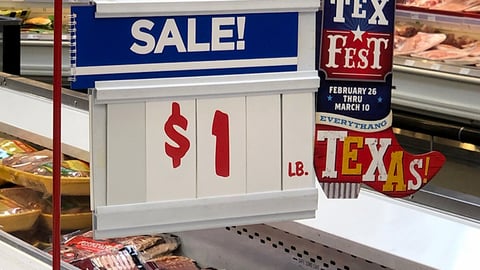 H-E-B TexFest Sign