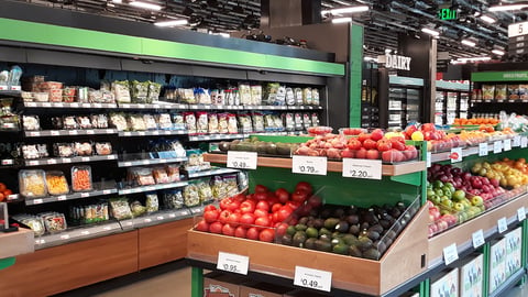 Amazon Go Grocery Produce Department