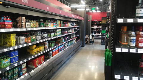 Amazon Go Grocery Alcohol Department