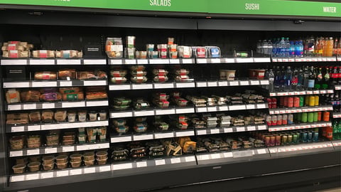 Amazon Go Grocery 'Fresh & Ready' Cooler