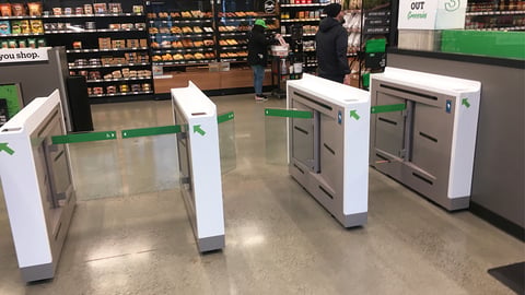 Amazon Go Grocery Entryway