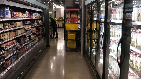 Amazon Go Grocery Dairy Aisle