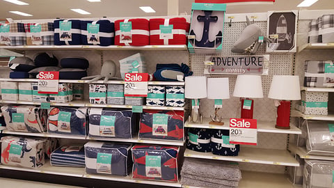 Target Pillowfort In-Line Merchandising