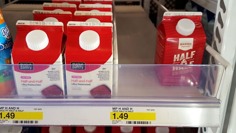 Market Pantry Half & Half Packaging