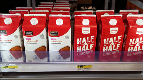 Market Pantry Half & Half Packaging