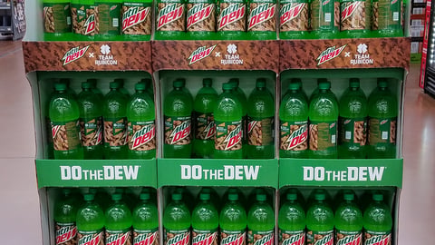 Mountain Dew Team Rubicon Half-Pallet Display