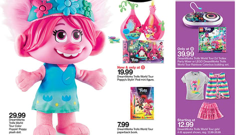 Target 'Trolls World Tour' Feature