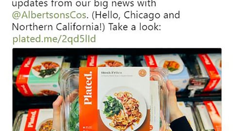 Plated 'Big News' Twitter Update