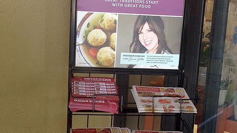 Winn-Dixie 'Your Home for Passover' Rack Header