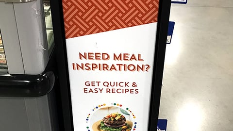 Albertsons 'Recipes' Pinterest Rack