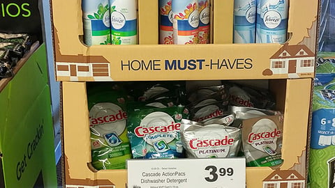 P&G 'Must-Haves For Every Room' Floorstand