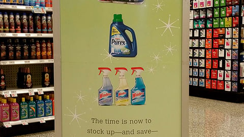 Publix 'Spring Cleaning Sale' Standee